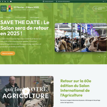 Salon de l'Agri Desktop Home