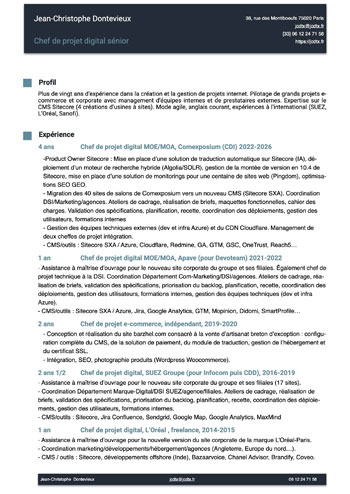 CV Dontevieux Jean Christophe